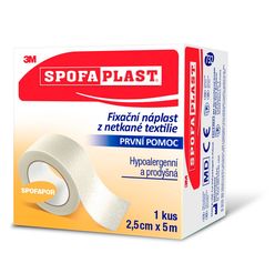 3M Spofaplast 732 Fixační náplast z netkané textilie 2,5 cm x 5 m 1 ks