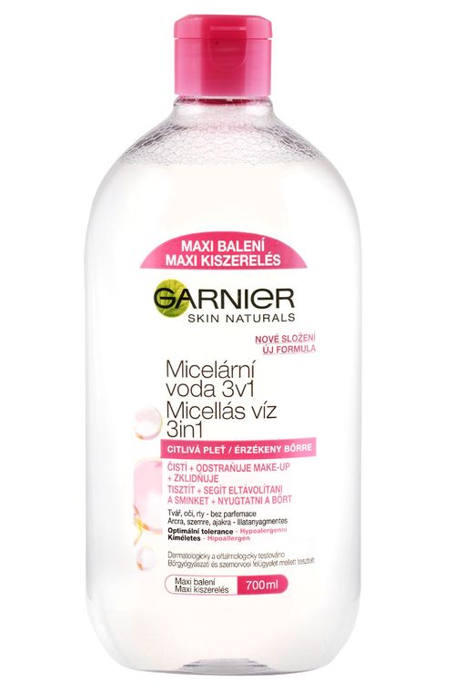 Garnier Dvoufázová micelární voda 3v1 700 ml