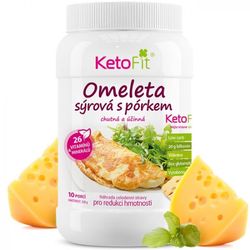 Proteinová omeleta sýrová s pórkem 320 g, 10 porcí