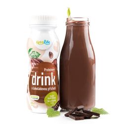Keto drink s čokoládovou příchutí (250 ml – 1 porce) od KetoDiet - 100% česká keto dieta