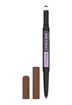 Maybelline Express Brow Satin Duo odstín 02 Medium Brown tužka a pudr na obočí 9 g