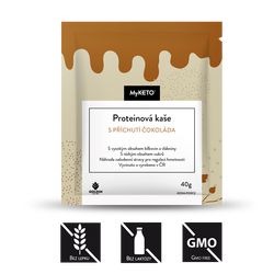 MyKETO Proteinová kaše s příchutí čokoláda 5x40g
