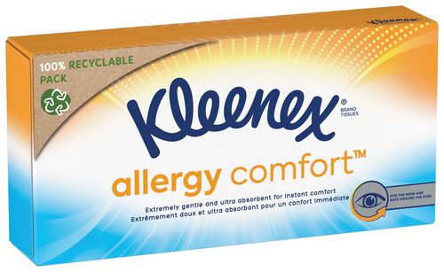 Kleenex Allergy Comfort Box papírové kapesníky 56 ks