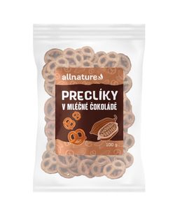 Allnature Preclíky v mléčné čokoládě 100 g