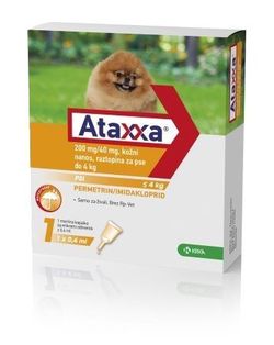 Ataxxa pro psy do 4 kg spot-on 1x0,4 ml