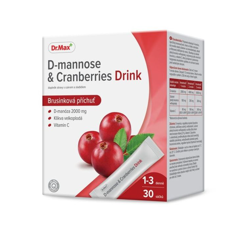 Dr. Max D-mannose & Cranberries Drink 30 sáčků