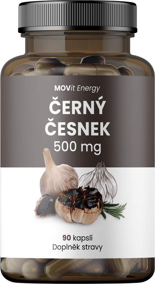 Černý Česnek 500 mg, 90 kapslí
