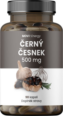 Černý Česnek 500 mg, 90 kapslí