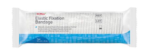 Dr.Max Elastic Fixation Bandage 12 cm x 4 m 1 ks