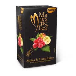 Biogena Majestic Tea Malina & Camu Camu porcovaný čaj 20x2,5 g