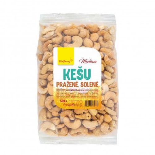 Wolfberry Kešu pražené solené medium 500 g