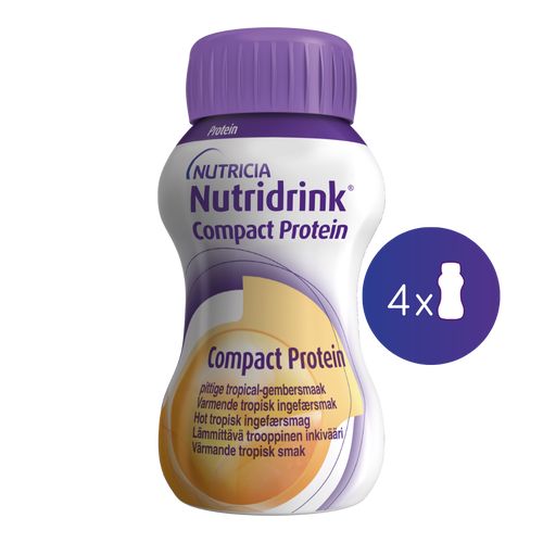 Nutridrink Compact Protein hřejivý zázvor 4x125 ml