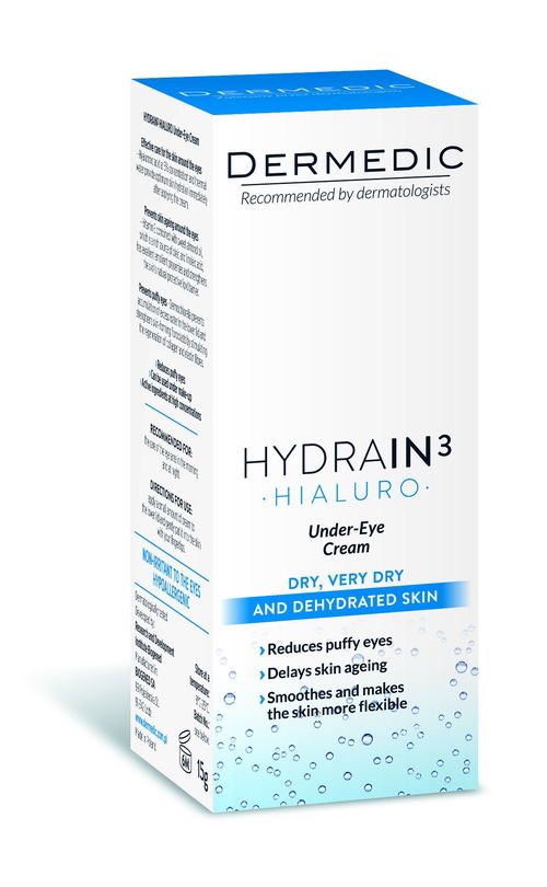 Dermedic Hydrain3 Hialuro oční krém 15 g