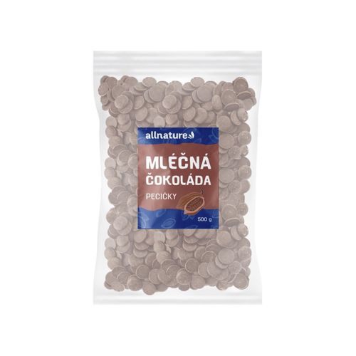 Allnature Mléčná čokoláda pecičky 500 g