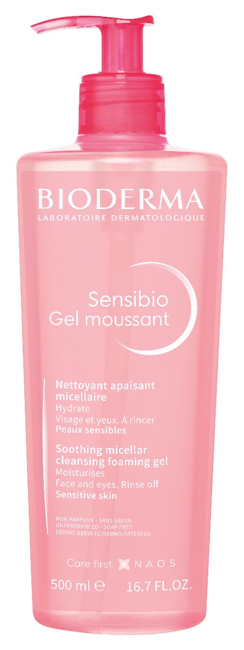 BIODERMA Sensibio Gel Moussant Čisticí pěnivý gel 500 ml