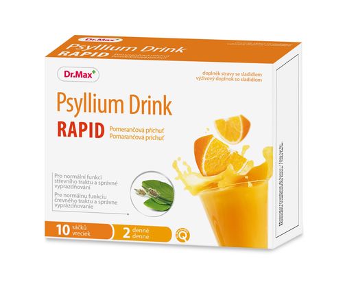 Dr.Max Psyllium Drink RAPID 10 sáčků