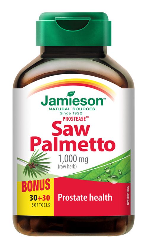 Jamieson Prostease Saw Palmetto 125 mg 60 kapslí