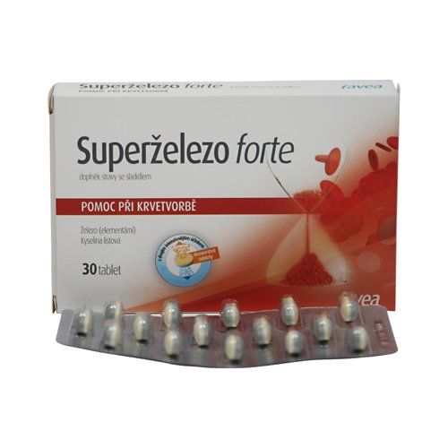 Superželezo forte 30 tablet