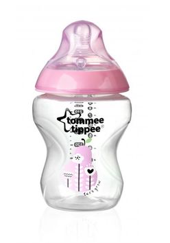 Tommee Tippee C2N 0m+ 260 ml kojenecká láhev 1 ks růžová