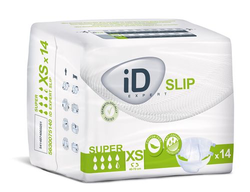 iD Slip X-Small Super plenkové kalhotky s lepítky 14 ks
