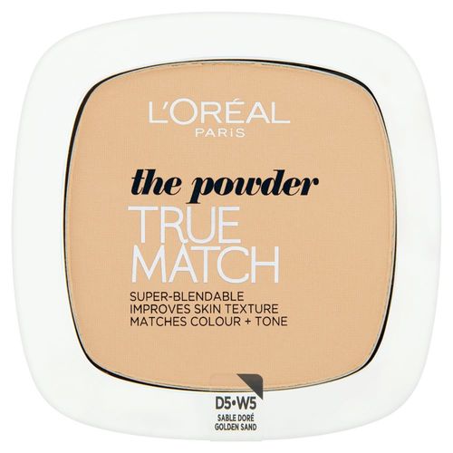 Loréal Paris True Match Golden Sand W5 kompaktní pudr 9 g