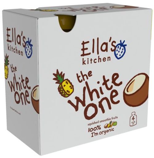 Ellas Kitchen BIO Ovocné pyré White One Kokos kapsička 4x90 g