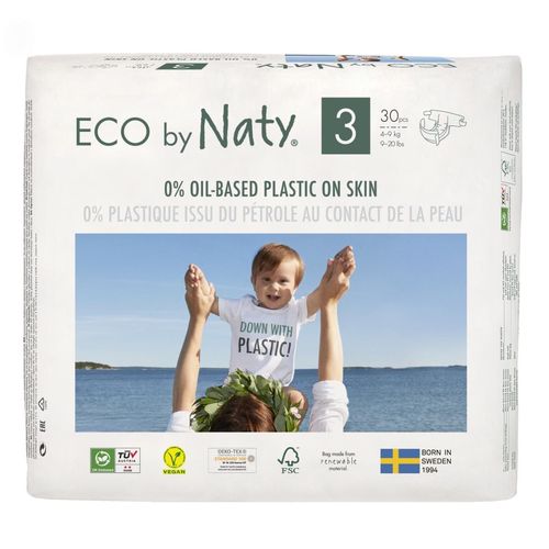 ECO by Naty Midi 4-9 kg dětské plenky 30 ks