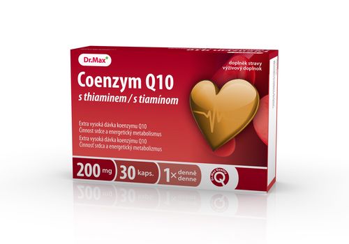 Dr.Max Coenzym Q10 s thiaminem 30 kapslí