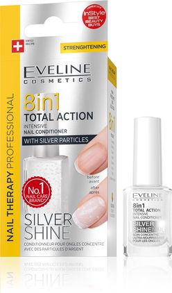 Eveline SPA Nail Total 8v1 Silver kondicionér na nehty 12 ml