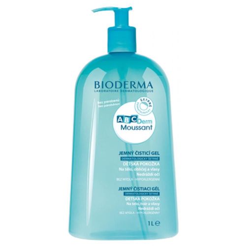 Bioderma Abcderm Moussant jemný čistící gel 1 l