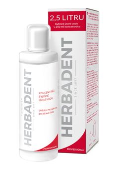 Herbadent Bylinná ústní voda koncentrát 250 ml