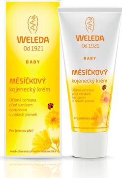 Weleda Měsíčkový kojenecký krém na opruzeniny 75 ml