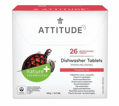 ATTITUDE Tablety do myčky bez fosfátů 26 tablet