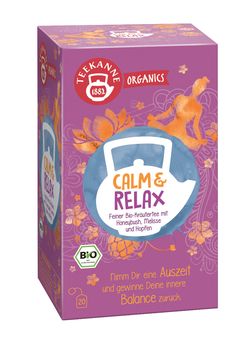 Teekanne Organics BIO Calm & Relax čaj porcovaný 20x1,8 g