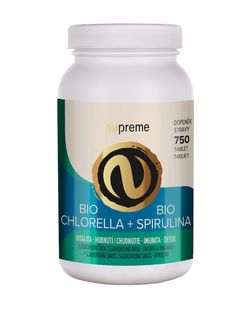 Nupreme BIO Chlorella + Spirulina 750 tablet