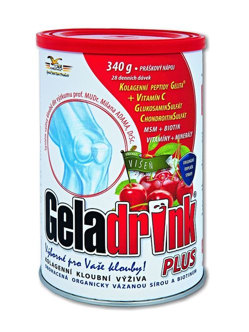 Geladrink Plus višeň nápoj 340 g