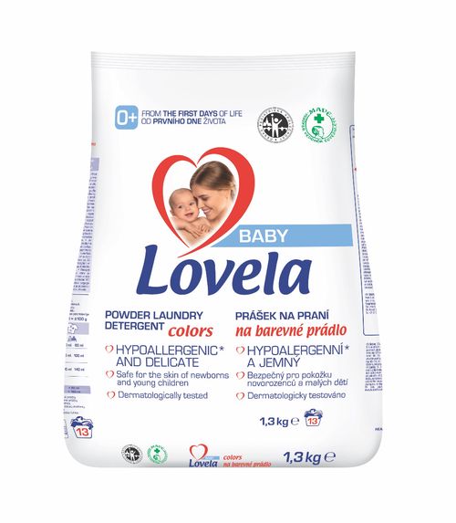 Lovela Baby Prášek na barevné prádlo 1,3 kg