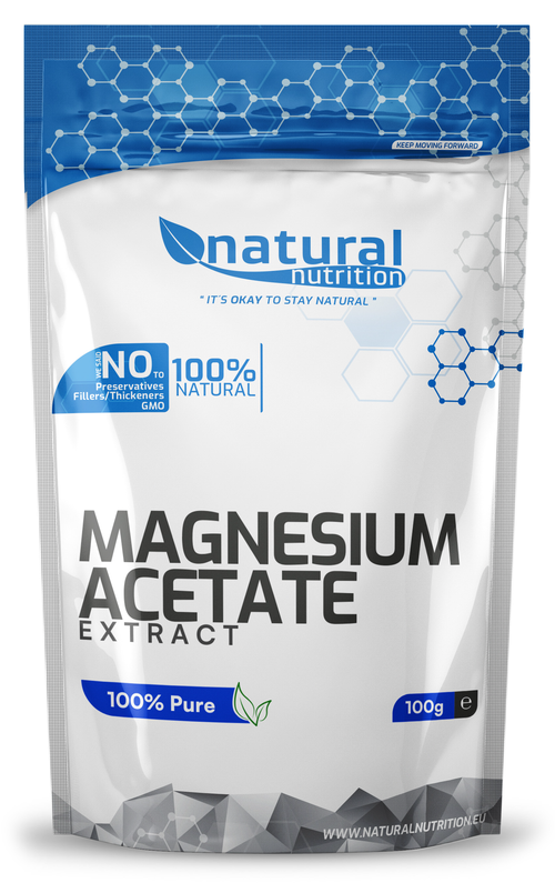 Magnesium acetát - octan hořečnatý prášek 100g