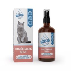 Topvet For Pets Rozčesávač srsti pro kočky 100 ml