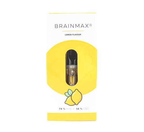 BrainMax Fresh Lemon HáHaCé, náplň do CéBéDé Pen Vaporizéru, 0,5 ml, 74% HáHáCé, 18% CéBéDé