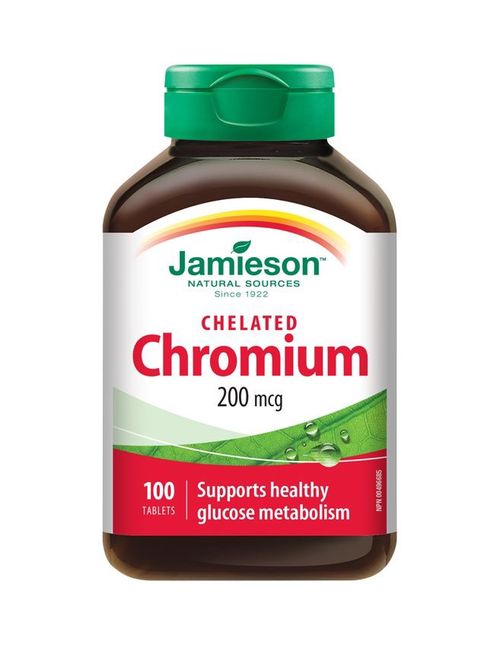 Jamieson Chrom v chelátové formě 200 mcg 100 tablet