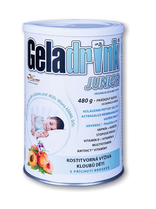 Geladrink Junior broskev práškový nápoj 480 g