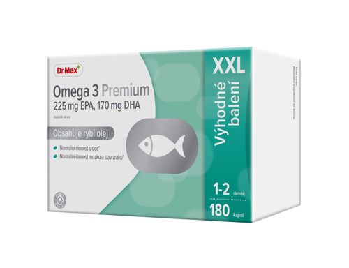 Dr. Max Omega 3 Premium XXL 180 kapslí