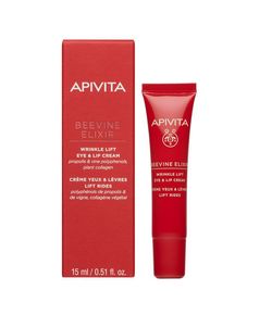 APIVITA BeeVine Elixir Lift Eye and Lip Cream krém na oči a rty proti vráskám 15 ml