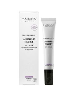 MÁDARA TIME MIRACLE Wrinkle Resist vyhlazující oční krém s aplikátorem 20 ml