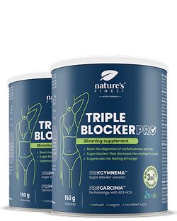 Triple Blocker Pro | Sacharidový blokátor | Blokátor cukru | Tukový spalovač | Gymnema sylvestre | HCA | 150g