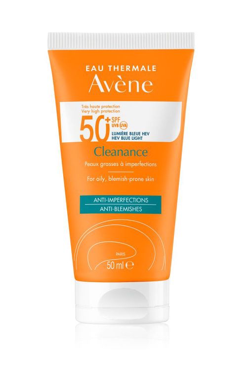 Avène Cleanance Sluneční ochrana pro citlivou pleť SPF50+ 50 ml