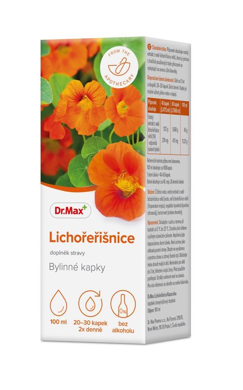 Dr.Max Lichořeřišnice bylinné kapky 100 ml