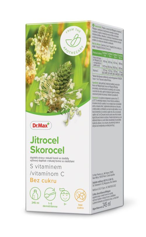 Dr.Max Jitrocel bez cukru 245 ml