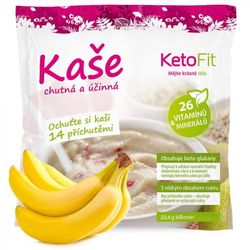Proteinová krupičná kaše KetoFit banán, 5 porcí